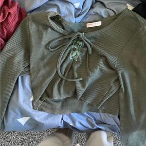 SHEIN cropped long sleeve